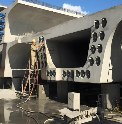 梁山压浆料施工流程及注意事项